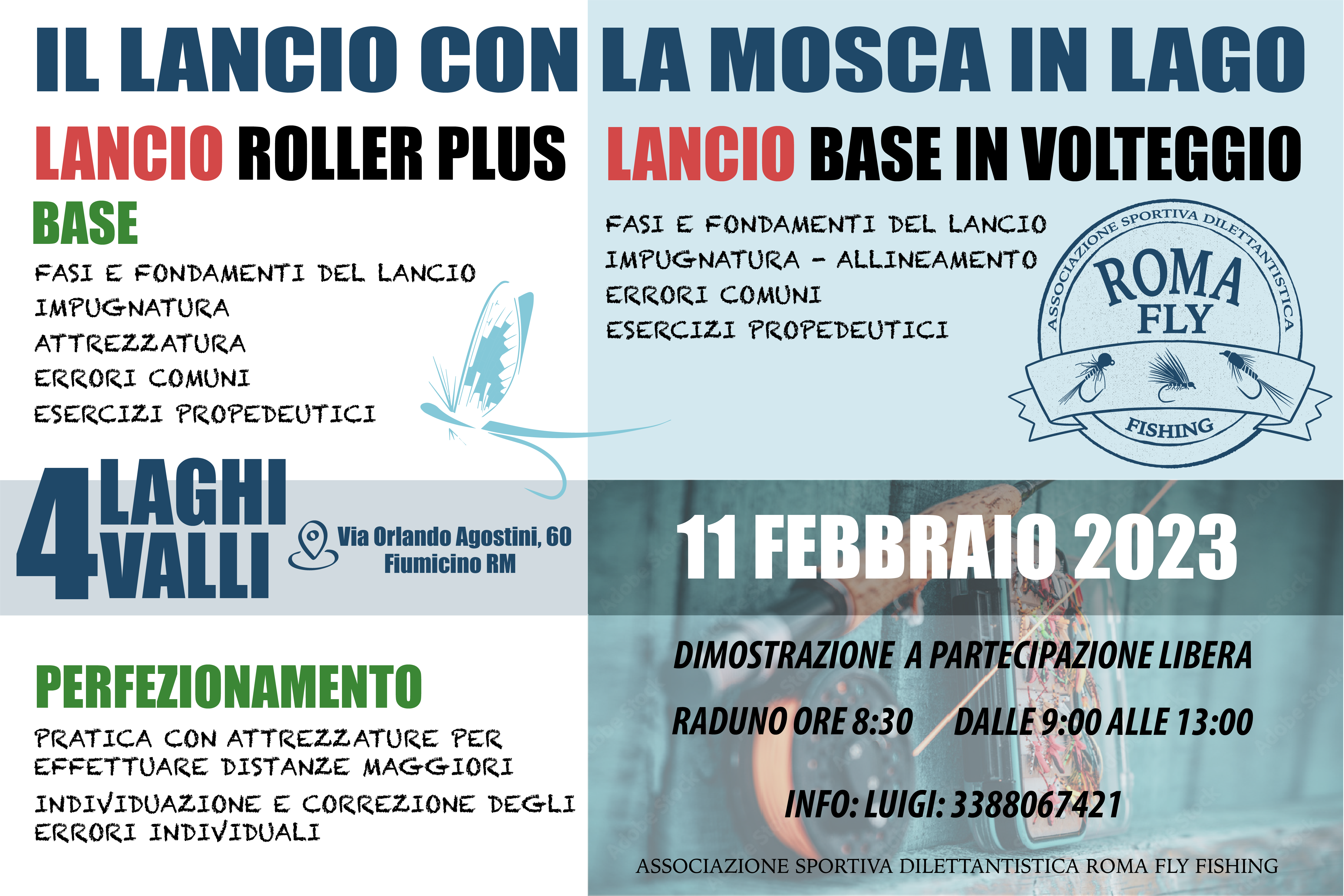 Al momento stai visualizzando Il Lancio nella Pesca con la Mosca in Lago