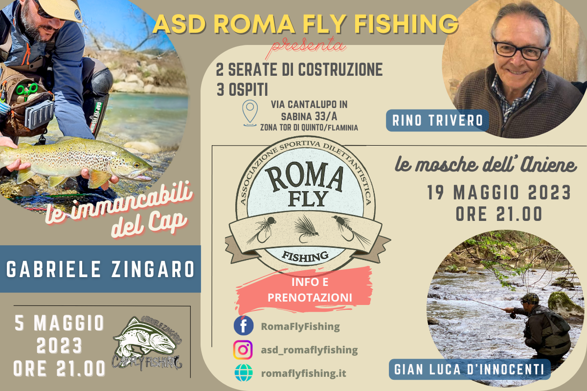Al momento stai visualizzando Serate di Costruzione Mosche – Fly Tying Nights
