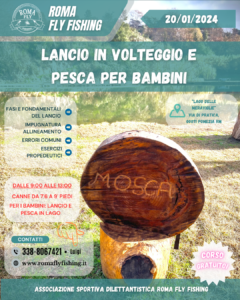 Scopri di più sull'articolo Lancio in volteggio e Pesca a Mosca per bambini