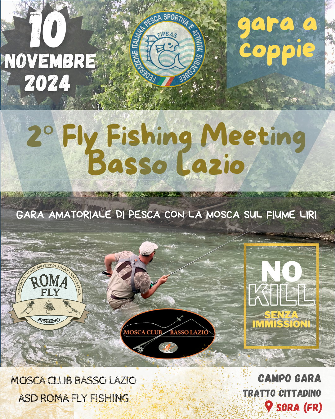 Scopri di più sull'articolo 2° Fly Fishing Meeting Basso Lazio