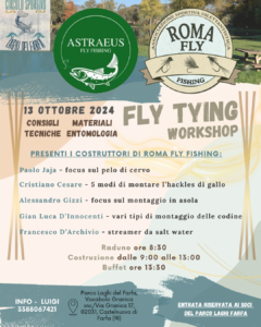 Scopri di più sull'articolo Fly Tying Workshop – Farfa