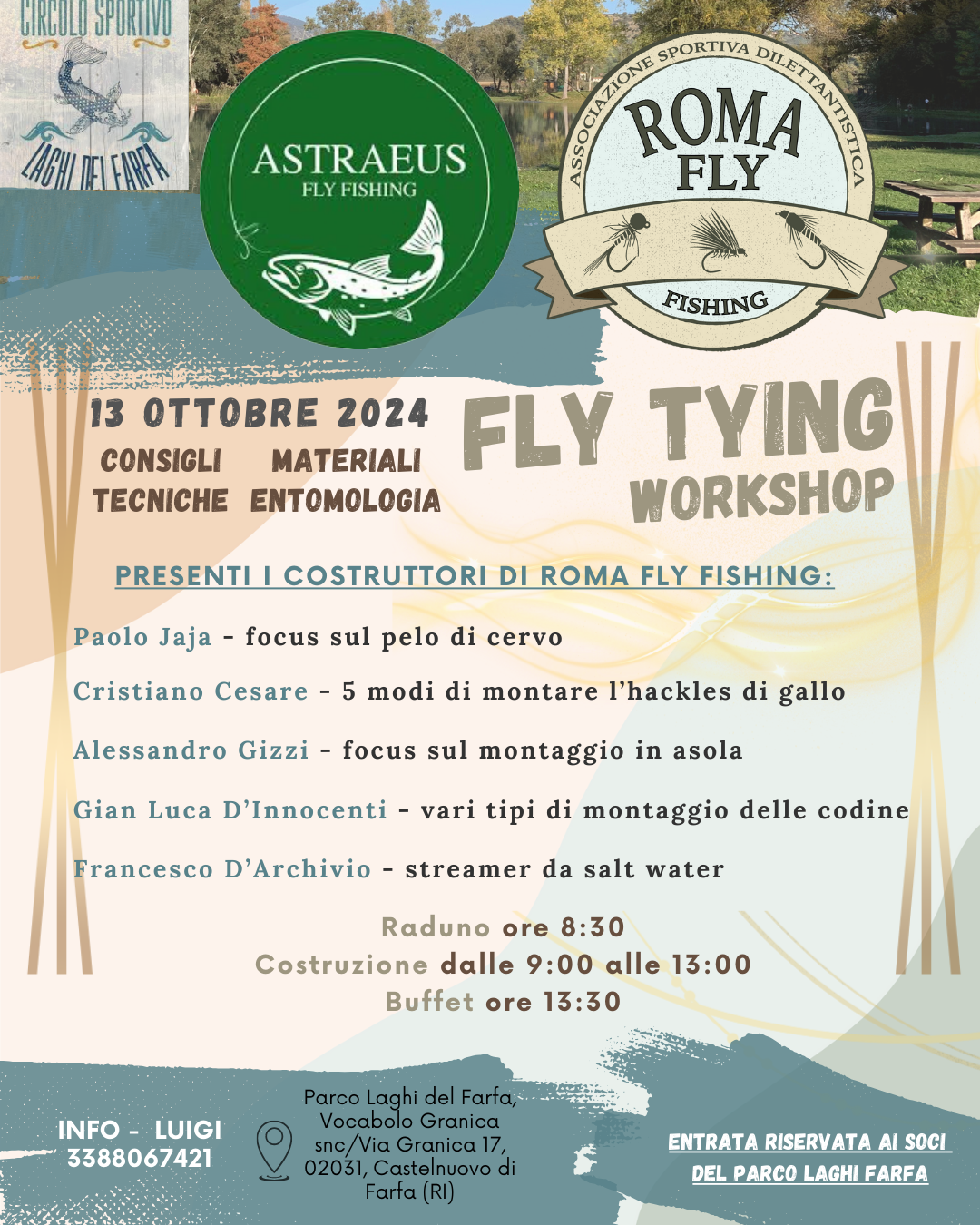 Al momento stai visualizzando Fly Tying Workshop – Farfa